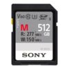 Sony | UHS-II SDXC Memory Card | SF-M | 512 GB | SDXC | Flash memory class 10, U3, V60