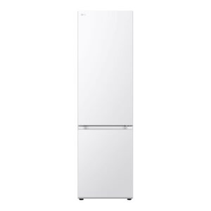 LG | Refrigerator | GBV5240DSW | Energy efficiency class D | Free standing | Combi | Height 203 cm | No Frost system | Fridge net capacity 277 L | Freezer net capacity 110 L | Display | 35 dB | White
