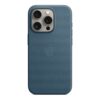 Apple | iPhone 15 Pro FineWoven Case with MagSafe | Case with MagSafe | Apple | iPhone 15 Pro | FineWoven | Pacific Blue
