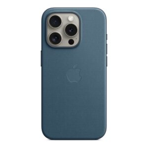 Apple | iPhone 15 Pro FineWoven Case with MagSafe | Case with MagSafe | Apple | iPhone 15 Pro | FineWoven | Pacific Blue