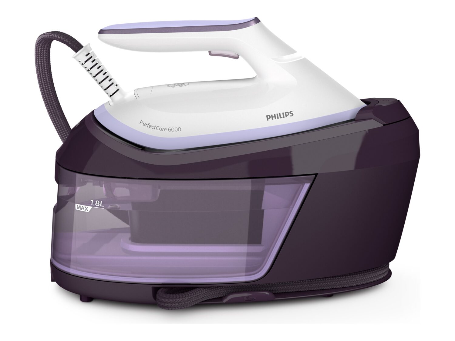 Philips | Steam Generator | PSG6024/30 | 2400 W | 1.8 L | Auto power off | Vertical steam function | Calc-clean function | Purple