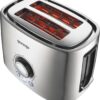 Gorenje | Toaster | T1000E | Power 1000 W | Number of slots 2 | Housing material  Metal | Stainless Steel