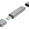 DIGITUS Dual Card Reader Hub USB-C / USB 3.0, OTG | Digitus | Card reader - USB 3.0/USB-C | DA-70886