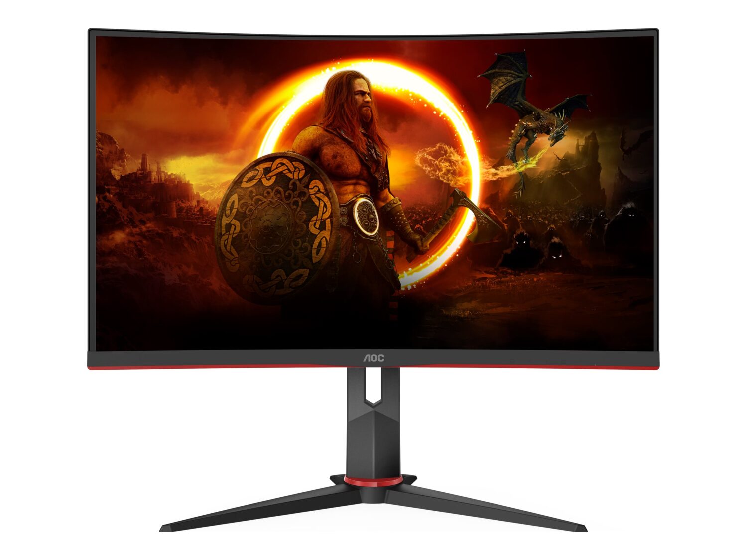 AOC | Monitor | CQ27G2S/BK | 27 " | VA | 16:9 | 165 Hz | 4 ms | 250 cd/m² | HDMI ports quantity 2 | Black