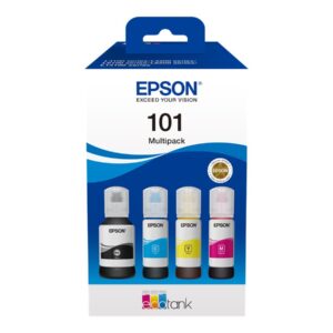 Epson Ink Consumables  4-colour | 101 EcoTank | Ink Bottle | Multipack