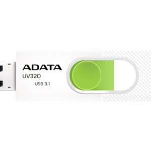 ADATA | USB Flash Drive | UV320 | 128 GB | USB 3.2 Gen1 | White/Green