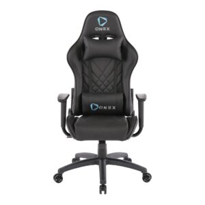 Onex PVC; Nylon caster; Metal | Gaming chairs | GX220 AIR Series | Black