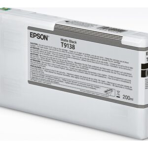 EPSON T91380N Matte Black Ink Cartridge (200ml) | Epson C13T91380N | Epson T9138 - matte black - original - ink cartridge | Epson UltraChrome HDX Ink | Matte black