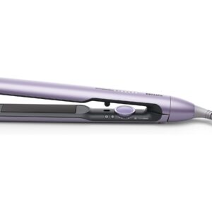 Philips | Hair straightener | BHS742/00 | Ceramic heating system | Ionic function | Display LED | Temperature (min) 120 °C | Temperature (max) 230 °C | Number of heating levels 12 | Purple