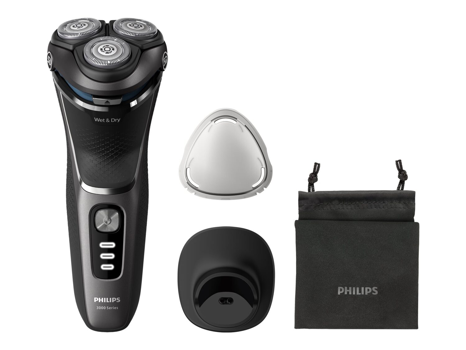 Philips | Shaver | S3343/13 | Operating time (max) 60 min | Wet & Dry | Lithium Ion | Black