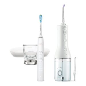 Philips HX3886/41 Sonicare DiamondClean Oral irrigator + Electric toothbrush, White | Philips