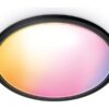 WiZ Smart WiFi SuperSlim Ceiling 545mm, Black | 32 W | 2200-6500 K (RGB)