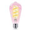 Philips Smart WiFi Filament Clear ST64 RGB | E27 | 6.3 W | Full colour