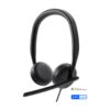 Dell | Headset | WH3024 | Built-in microphone | USB-C, USB-A | Black