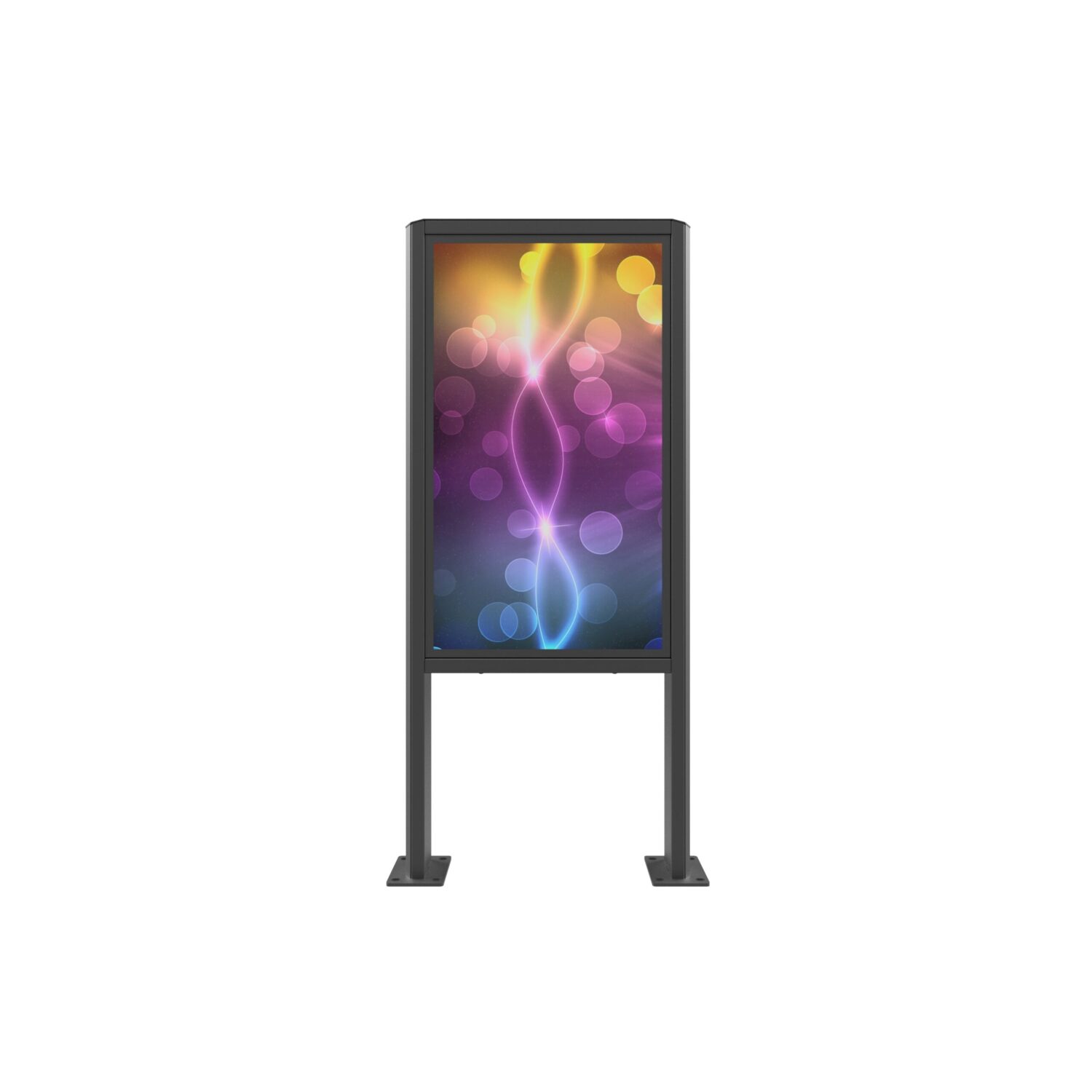 EDBAK | Floor stand | POK101 | 55 " | Maximum weight (capacity) 80 kg | Black