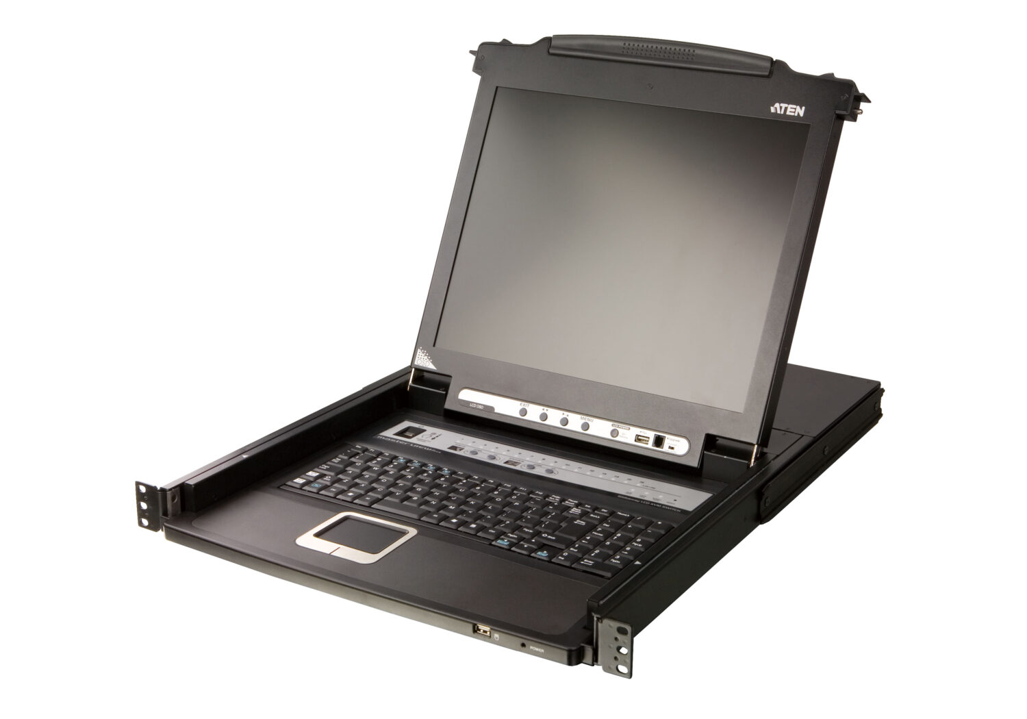 Aten 16P PS/2-USB VGA LCD KVM SW. W/US KB | CL5716FM | 17"