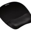 Fellowes | Mouse pad with wrist pillow | 202 x 235 x 25.4 mm | Black