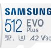 Samsung | microSD Card | EVO Plus | 512 GB | microSDXC | Flash memory class 10