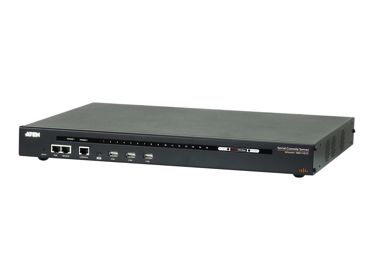 Aten 16-Port Serial Console Server with Dual Power/LAN | SN0116COA-G
