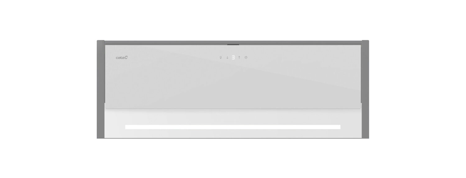 CATA | Hood | RENOVA PURE AIR MNV90 GWH | Canopy | Width 90 cm | Mechanical control | LED | Stainless steel