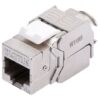 Digitus CAT 6A Keystone Module, shielded, toolfree, set 24 pcs | Digitus | Keystone Module | CAT 6A | 14.5 x 34.5 x 21.0 mm
