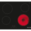 Bosch Hob | PKE61RBA2E | Electric | Number of burners/cooking zones 4 | Touch | Timer | Black