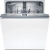 Dishwasher | SMV4HAX19E | Built-in | Width 60 cm | Number of place settings 13 | Number of programs 6 | Energy efficiency class D | Display | AquaStop function | White