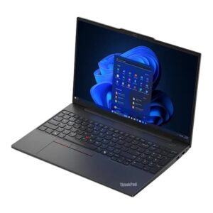 Lenovo ThinkPad E16 | Black | 16 " | IPS | WUXGA | 1920 x 1200 pixels | Anti-glare | AMD Ryzen 7 | 7735HS | 16 GB | SO-DIMM DDR5 | Solid-state drive capacity 512 GB | AMD Radeon 680M Graphics | Windows 11 Pro | 802.11ax | Bluetooth version 5.3 | Keyboard language English | Keyboard backlit | Warranty 24 month(s) | Battery warranty 12 month(s)