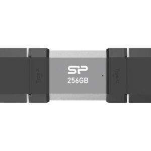 Silicon Power Dual USB Drive | Mobile C51 | 256 GB | USB Type-A and USB Type-C | Silver