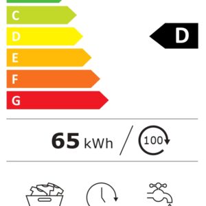 Midea Washing Machine | MF100W60/W | Energy efficiency class D | Front loading | Washing capacity 6 kg | 1000 RPM | Depth 40 cm | Width 60 cm | LED | White