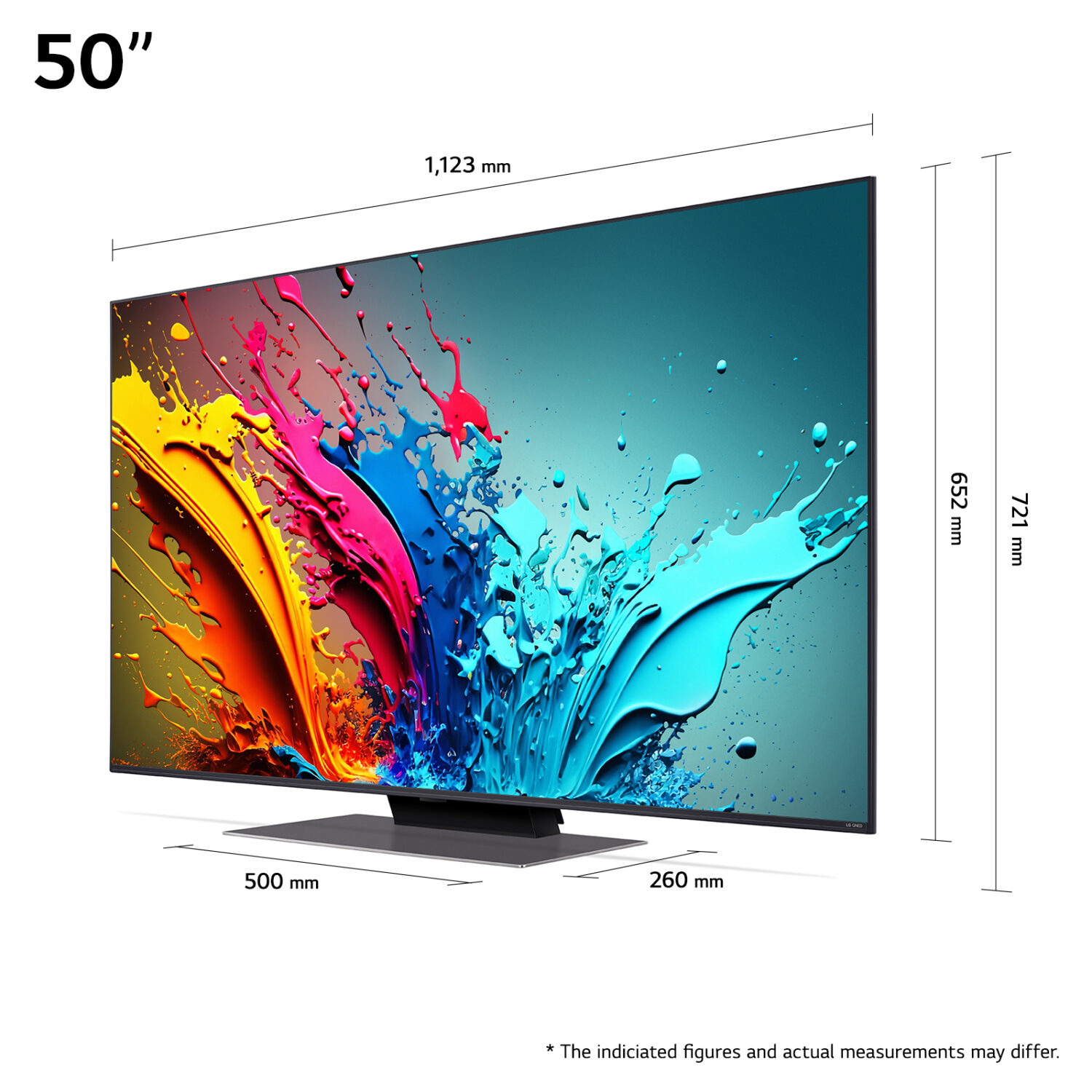 LG QNED TV | 50QNED87T3B | 50 | Smart TV | webOS 24 | 4K UHD | Black