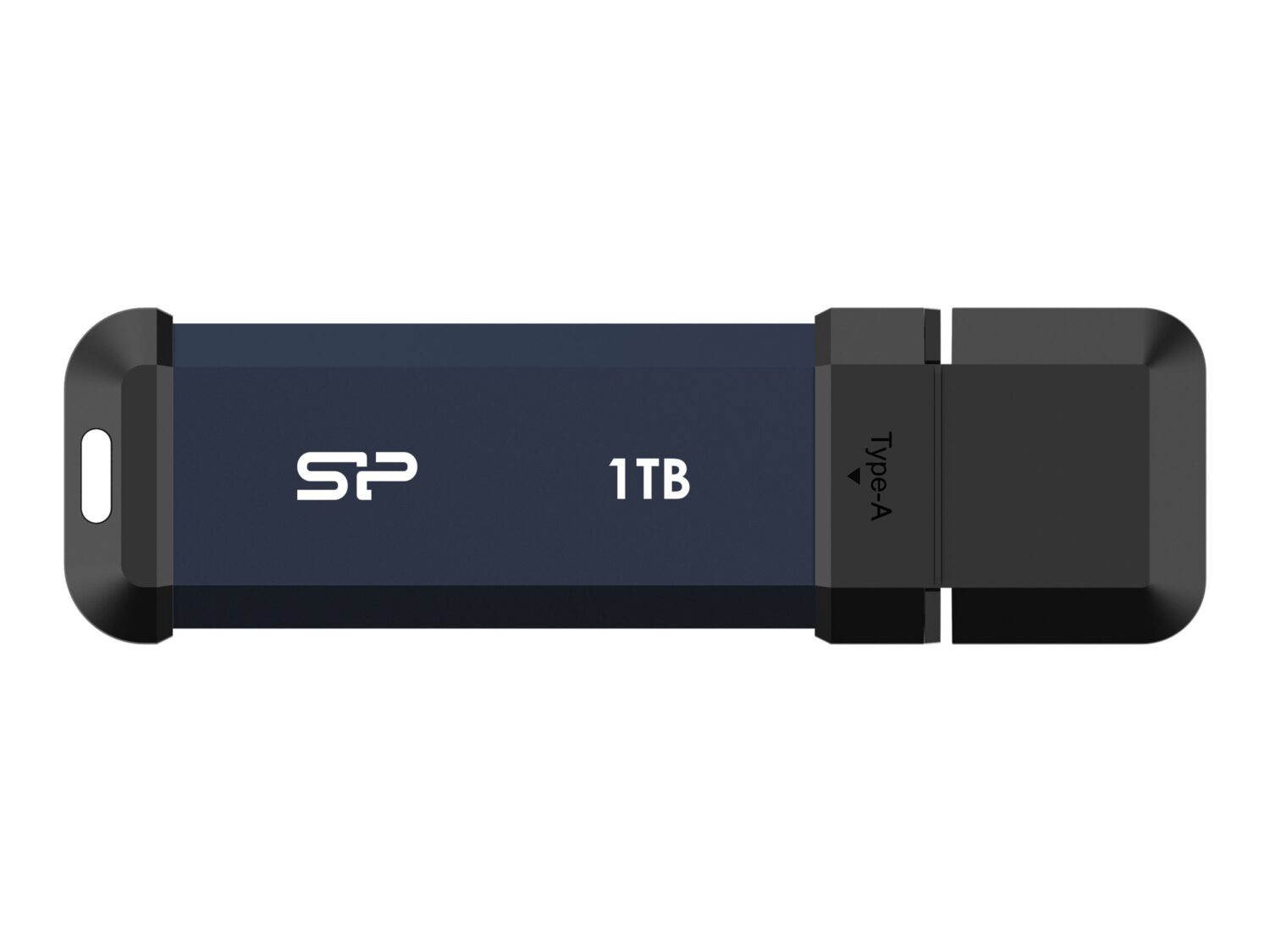 Silicon Power Portable External SSD | MS60 | 500 GB | N/A " | Type-A USB 3.2 Gen 2 | Blue