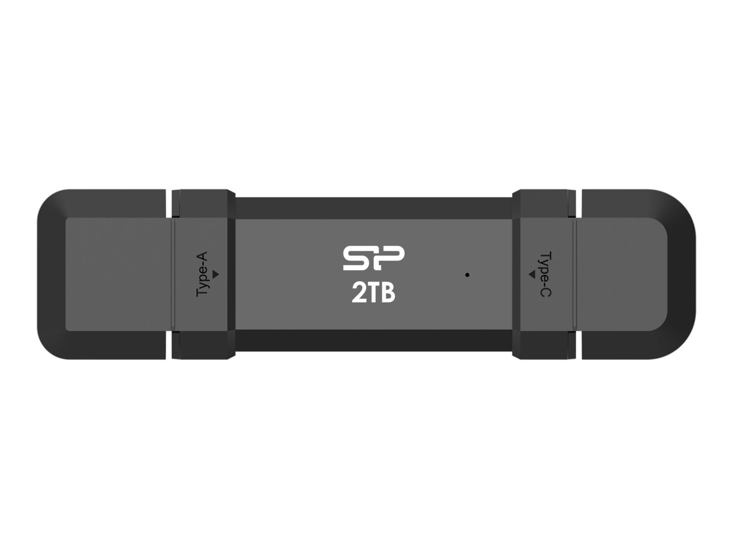 Silicon Power Portable External SSD | DS72 | 500 GB | USB Type-A/USB Type-C 3.2 Gen 2 | Black