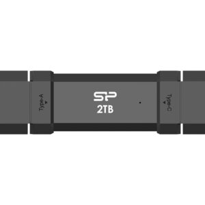 Silicon Power Portable External SSD | DS72 | 500 GB | USB Type-A/USB Type-C 3.2 Gen 2 | Black