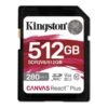 Kingston SDXC II V60 React Plus | SDR2V6/512GB | 512 GB | SDXC | Flash memory class Class 10, UHS-II, U3, V60