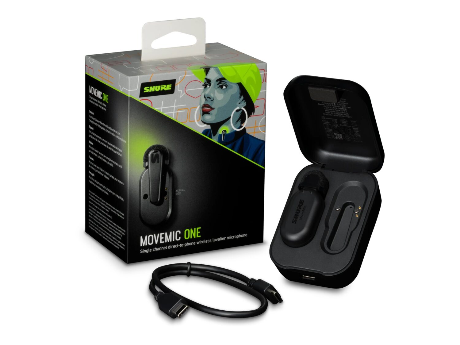 Shure MV-TWO-Z6 Two-Channel Wireless Lavalier Microphones | Shure