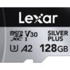 Lexar SILVER PLUS | 128 GB | microSDXC | Flash memory class 10