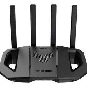 Dual-band Gaming Router | TUF-BE3600 | 802.11ax | 10/100/1000 Mbit/s | Ethernet LAN (RJ-45) ports 5 | Mesh Support Yes | MU-MiMO No | No mobile broadband | Antenna type External | 1x USB 3.2 Gen 1