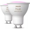 Philips Hue Smart Spotlight, 2pcs pack | GU10 | 4.2 W | Warm to cool white and color