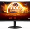 AOC | CQ27G4X | 27 " | VA | QHD | 16:9 | 180 Hz | 1 ms | 2560 x 1440 pixels | 300 cd/m² | HDMI ports quantity 2 | Warranty 36 month(s)