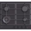 Candy Hob | CHG6BFB4WB | Gas | Number of burners/cooking zones 4 | Knobs | Black