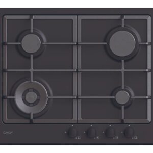 Candy Hob | CHG6BFB4WB | Gas | Number of burners/cooking zones 4 | Knobs | Black