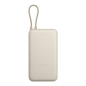 Xiaomi 33W Power Bank (Integrated Cable) | 20000 mAh | USB-C/USB-C cable/USB-A | Tan