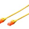 Digitus Patch cord | CAT 6 U-UTP | AWG 26/7 | Cable length: 2 m | Yellow