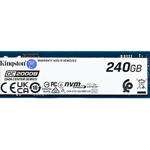 Kingston SSD | DC2000B | 240 GB | SSD form factor M.2 2280 | Solid-state drive interface PCIe NVMe Gen 4.0 (x4) | Read speed 4500 MB/s | Write speed 400 MB/s