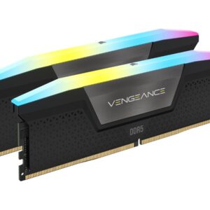 Corsair VENGEANCE RGB 32GB (2x16GB) DDR5 DRAM 6000MT/s CL30 Memory Kit, Black | Corsair