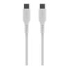 Fixed | Liquid Silicone Cable USB-C/USB-C, 2m, 60W | FIXDLS-CC2-WH