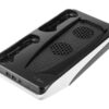 Fixed Multifunctional Station for PlayStation 5 with Cooling and Charging for two DualSense Controllers | FIXPS5-MCS-BW