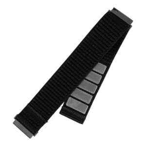 Fixed | Sporty Strap with Quick Release 22mm for Smartwatch | 160-210 mm | Black | Nylon