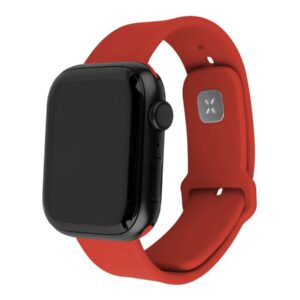 Fixed | Sporty Strap Set for Apple Watch 42/44/45 mm | 170-235 mm | Red | Silicone
